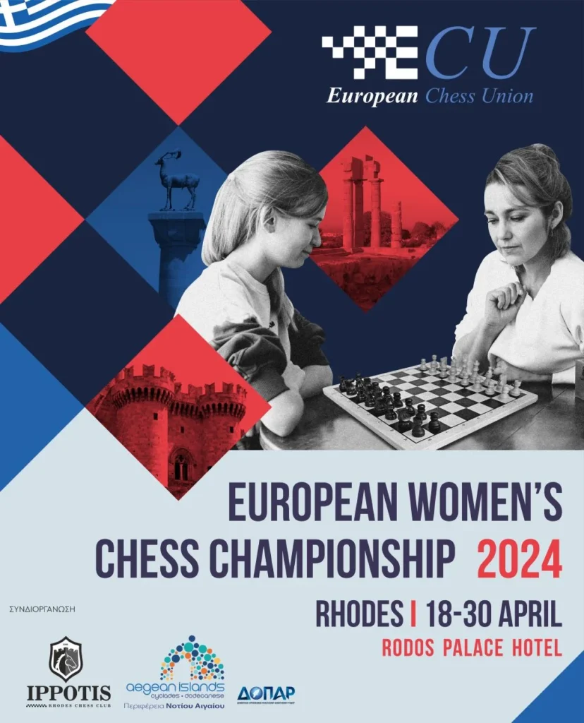 European Womens Chess Poster Low